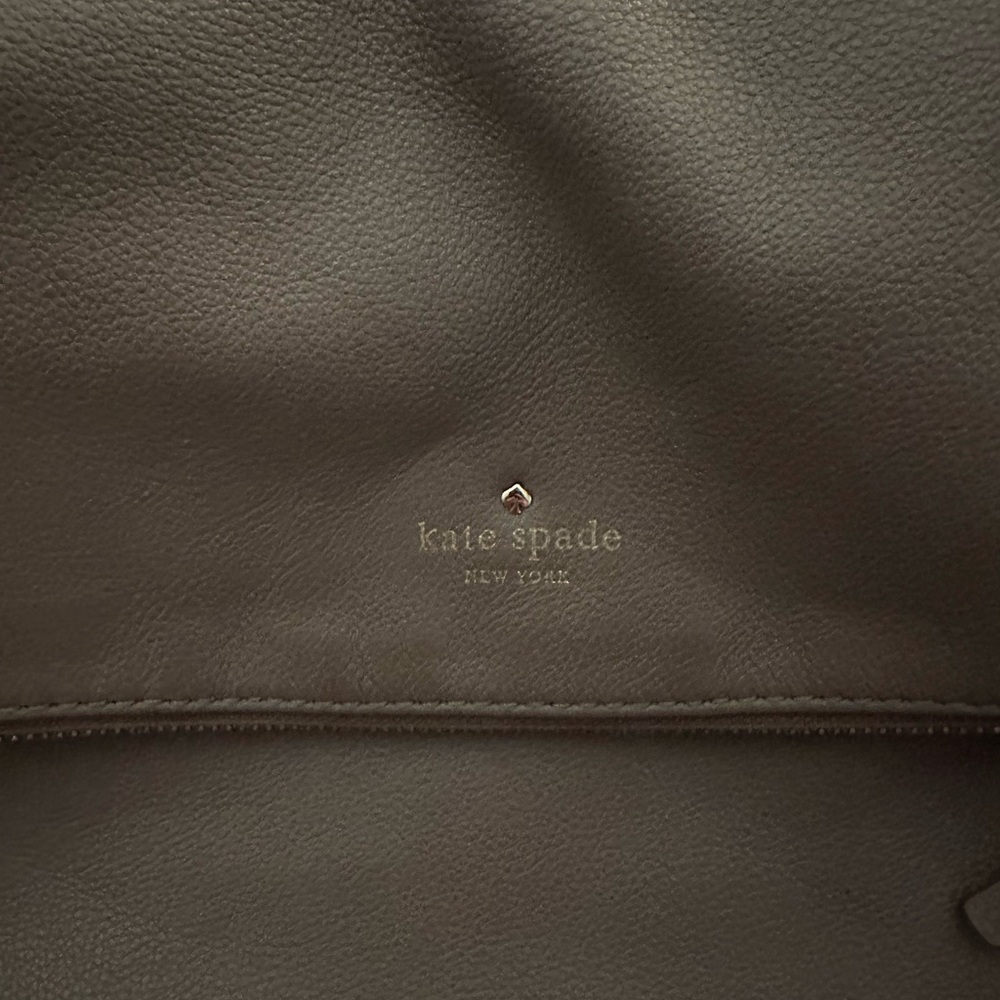 Kate Spade Charcoal Leather Shoulder Bag - Picture 2 of 7